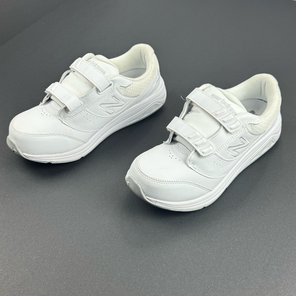 New Balance White Velcro Sneakers Comfort Design